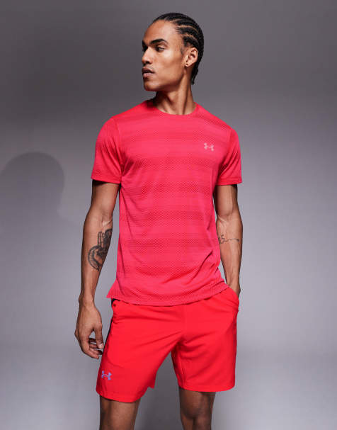 Under Armour Launch 7-inch shorts in racer red - view 1