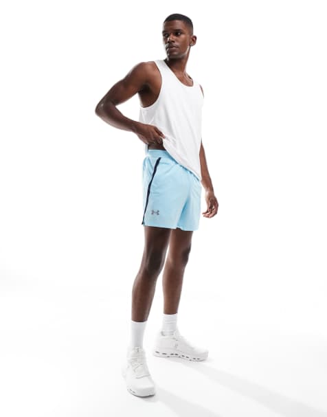 Under Armour – Launch – Blå shorts, 5 tum - view 1
