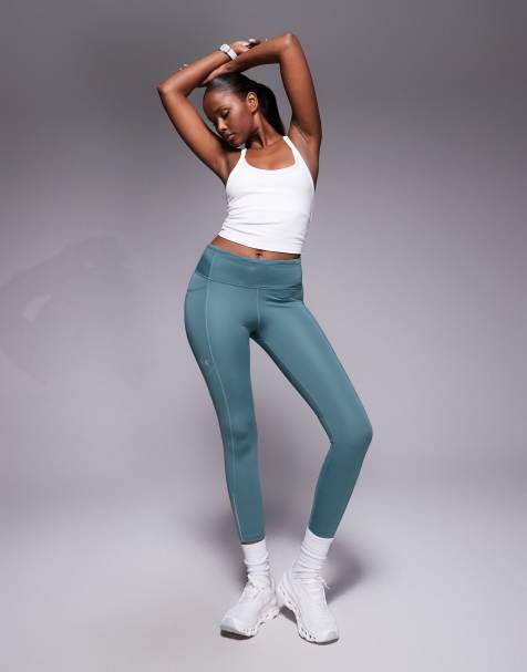 Under Armour Launch leggings in jasper blue - view 1