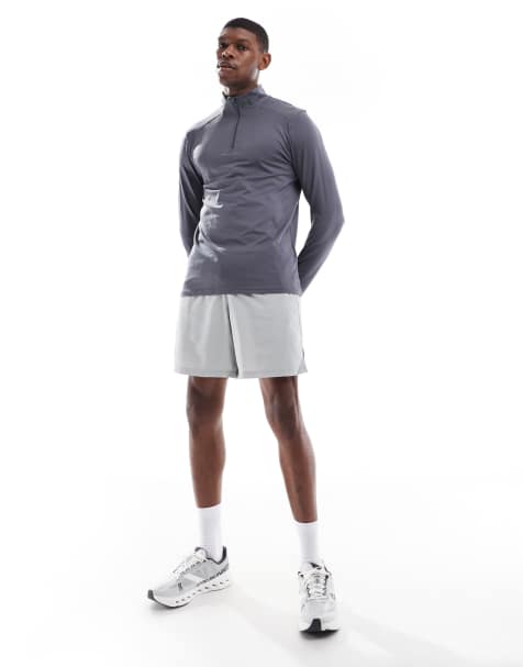 Under Armour – Launch Pro – Grå topp med kort dragkedja - view 1