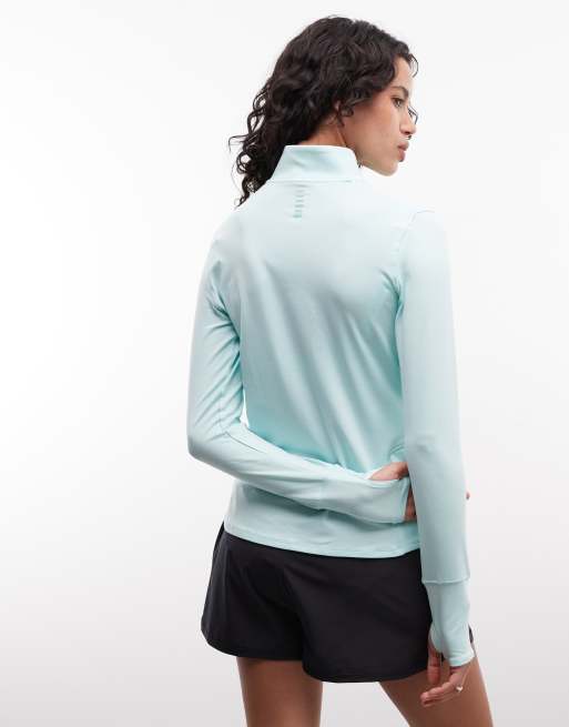 Under Armour Launch Pro half-zip top in refresh mint, 4 of 4