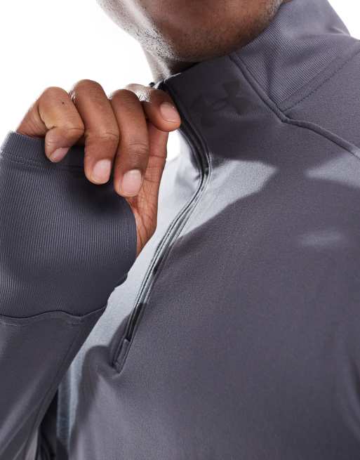 Under Armour Launch Pro quarter zip in grey ASOS