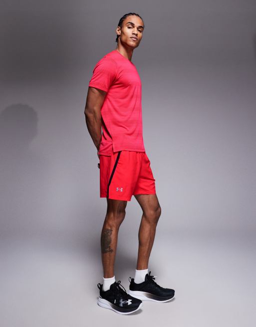 Under Armour – Launch – Shorts in Racer-Rot, 7 Zoll Schrittlänge, 3 von 5