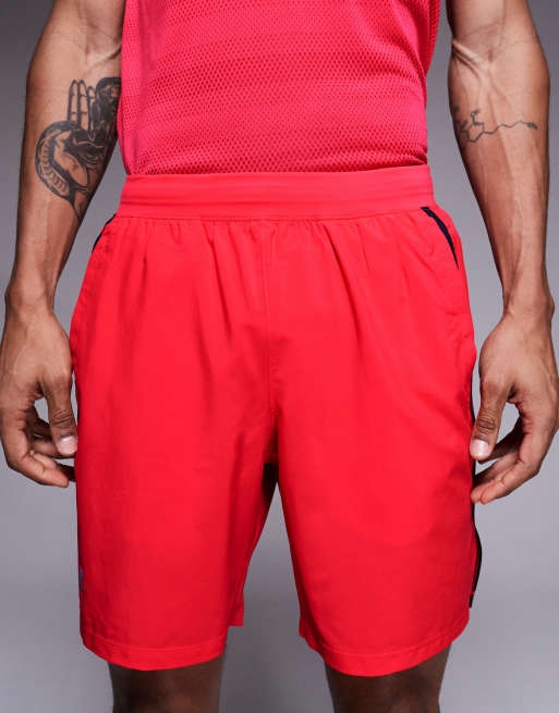 Under Armour – Launch – Shorts in Racer-Rot, 7 Zoll Schrittlänge, 4 von 5