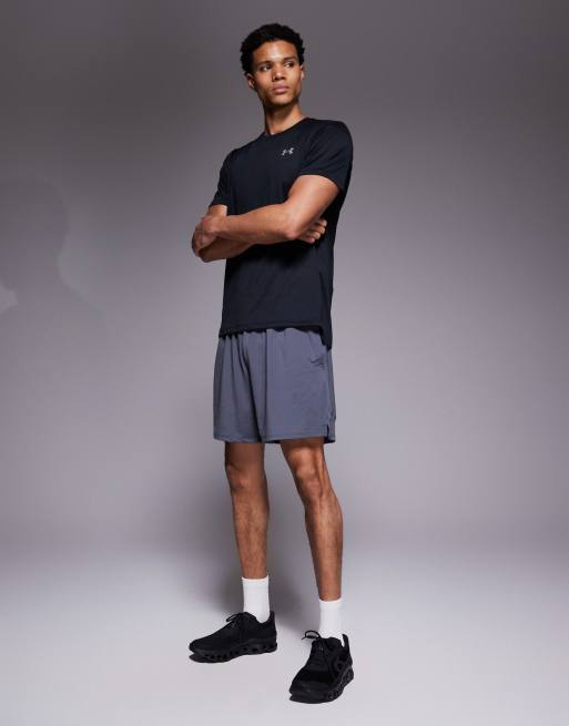 Under Armour – Launch – Szare szorty o długości 7 cali , 2 z 5