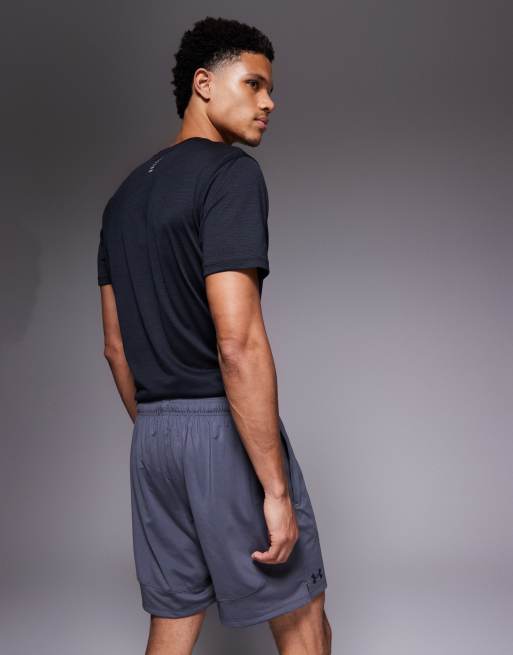 Under Armour – Launch – Szare szorty o długości 7 cali , 4 z 5