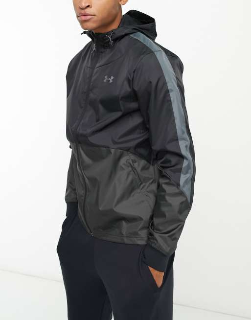 Veste Coupe-Vent Under Armour Perforated Windbreaker Noir Homme