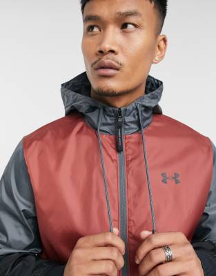 under armour black windbreaker