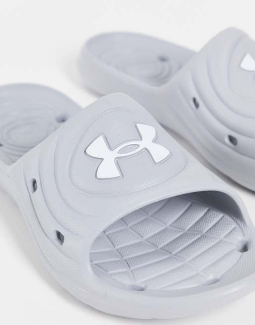 Under Armour – Locker IV – Ciemnoszare klapki