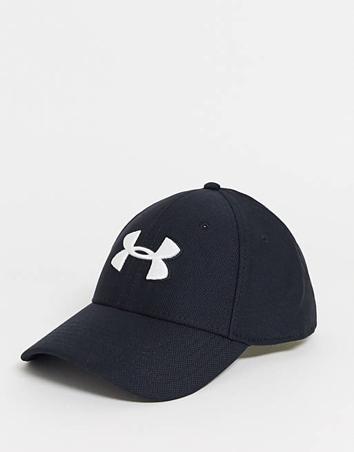 Men Caps & Hats/Under Armour logo cap in black 