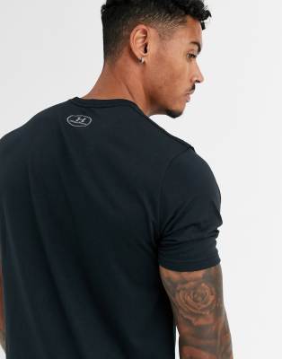 under armour black t shirt