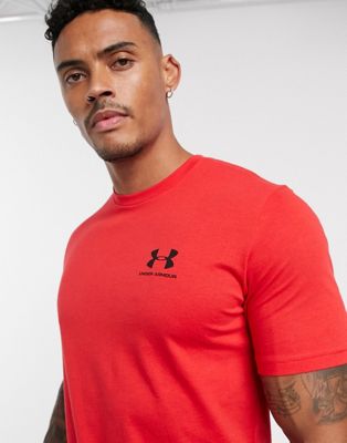 under armour t shirt red