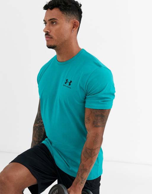 Under armour on sale teal shirt