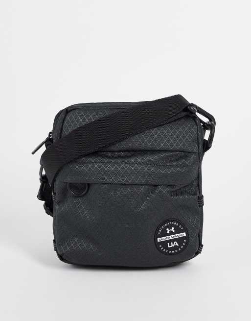 Under Armour Loudon Ripstop crossbody bag in black | ASOS