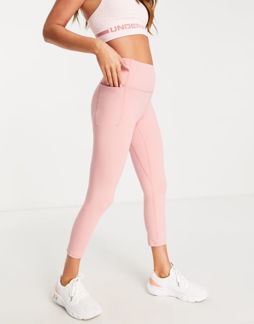 Under Armour Meridian cropped leggings in pink ASOS