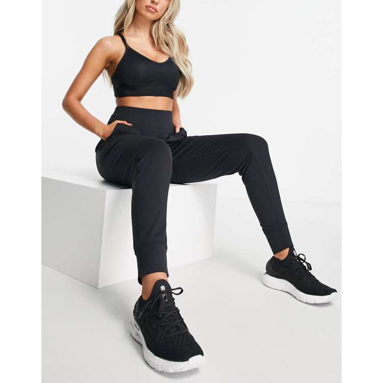 Under Armour Meridian joggers in black