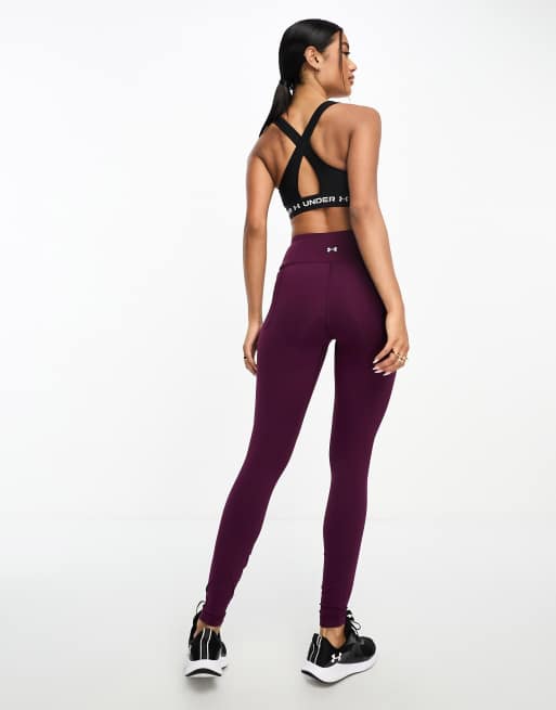 under armour burgundy leggings