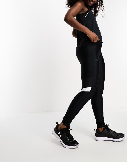 Under Armour Mesh Panel Legging in black