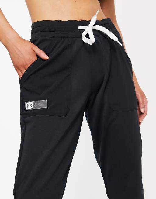 Under Armour - Mixed Media - Joggers neri, 3 di 4