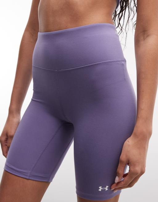 Under Armour Motion legging shorts in purple luxe, 3 of 5
