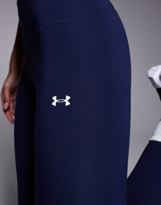 Under Armour Motion leggings in midnight navy and white, 3 of 5