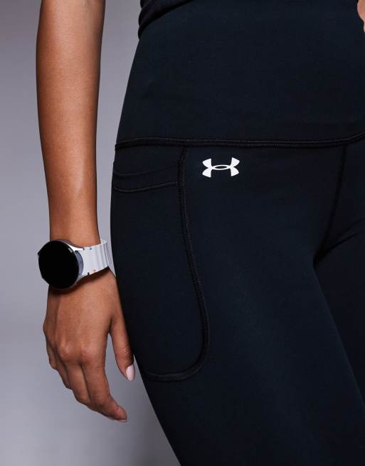 Under Armour – Motion – Leggings in Schwarz mit ultrahohem Bund, 2 von 5