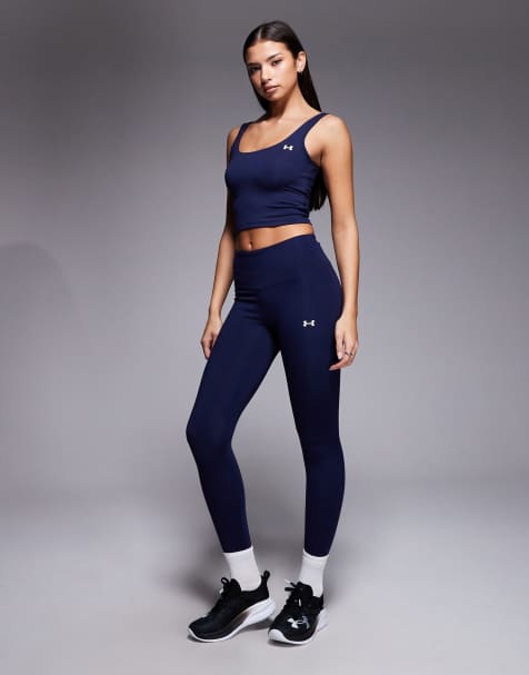 Under Armour - Motion - Mørke marineblå og hvide leggings - view 1