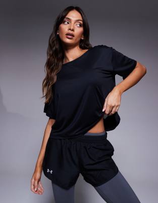 Under Armour Under Armour Motion short sleeve t-shirt in black