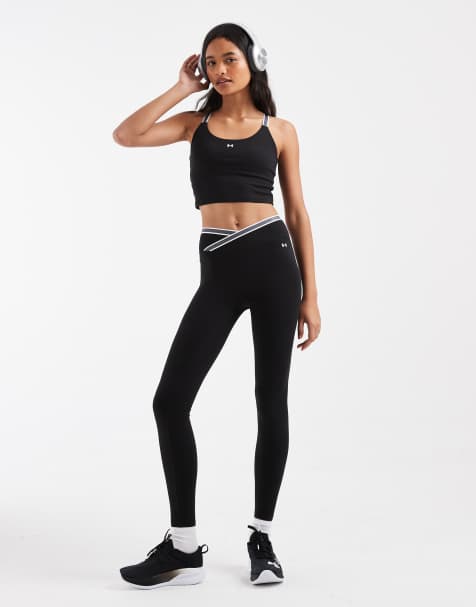 Under Armour Motion Sport Tape leggings in black - view 1