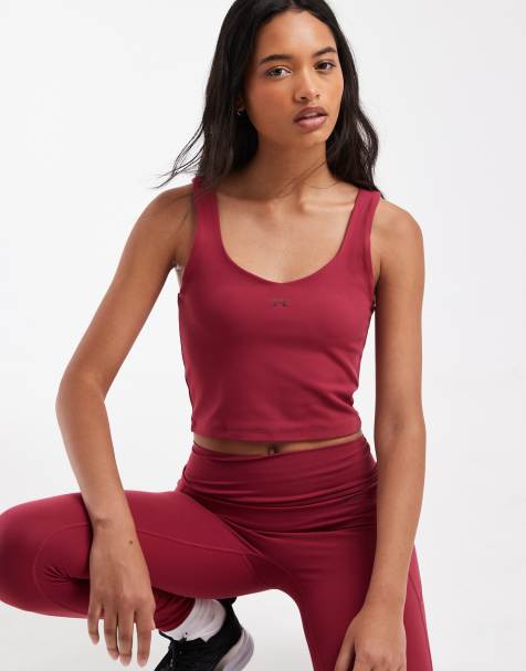 Under Armour Motion tank top in burgundy - view 1
