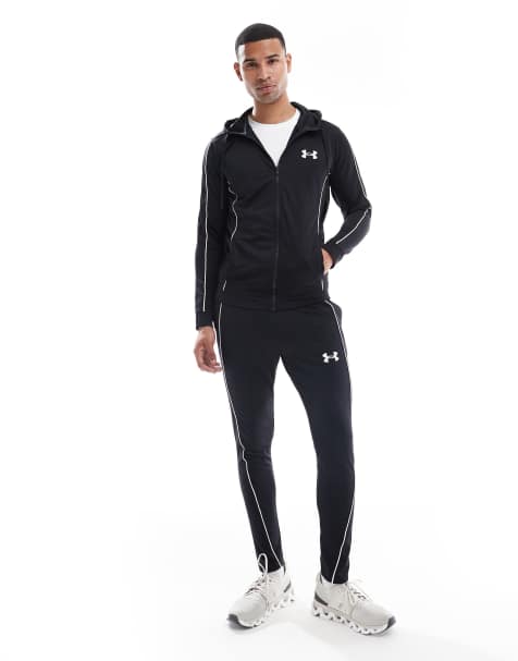 Under Armour Novelty tracksuit in black and white - view 1