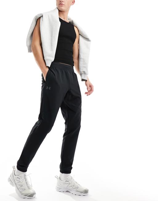 Pantalon jogging noir avec poches en strech