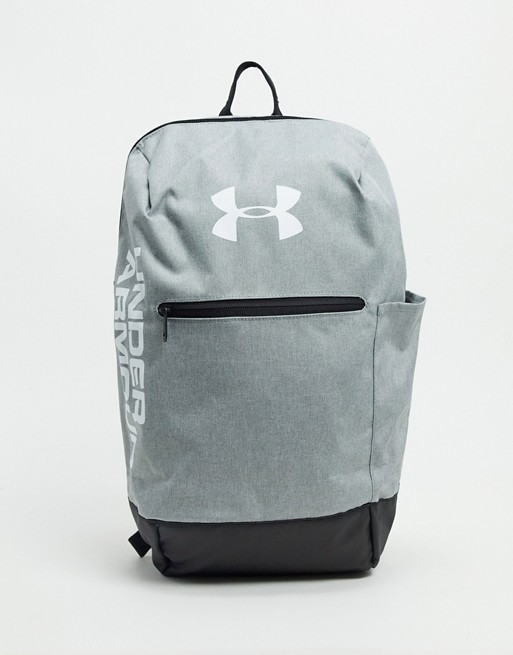 Under Armour Patterson logo backpack in grey