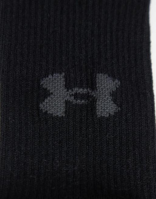 Under Armour Performance 3-pak skarpetek z okrągłym ściągaczem w czerni, 2 z 3