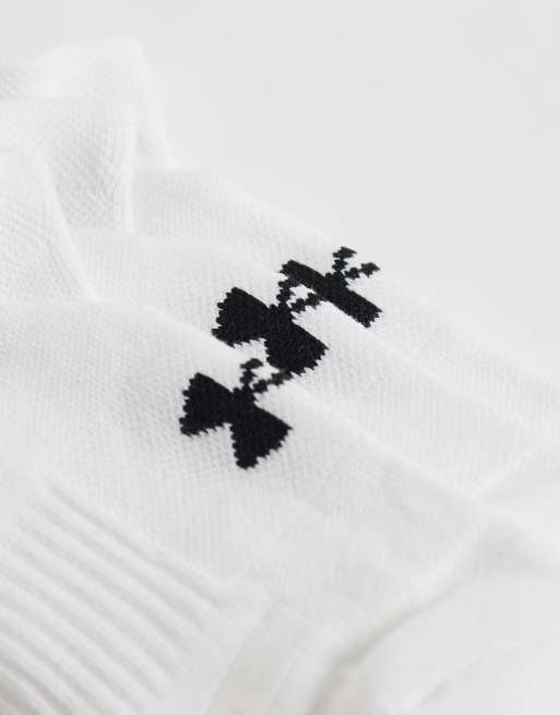 Under Armour – Performance – 3er-Pack Crew-Socken in Weiß, 2 von 3