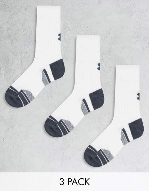 Under Armour - Performance - Lot de 3 paires de chaussettes - Blanc - view 1