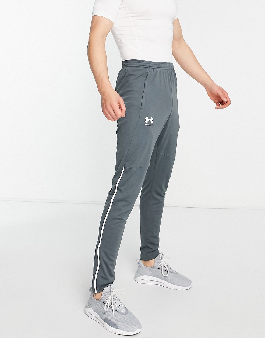 Under Armour Pique Track Sweatpants In Gray