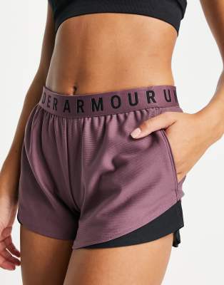 Under Armour - Play Up 3.0 - Shorts in pruimpaars