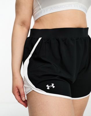 Under Armour Plus Fly By 2.0 Short in black - ASOS Price Checker