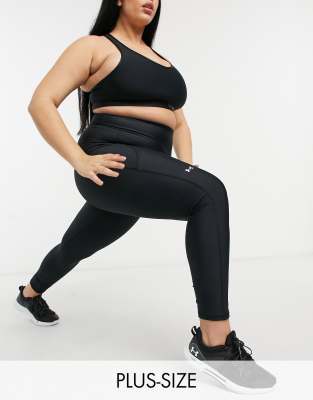 Under Armour Plus high rise leggings in black - ASOS Price Checker