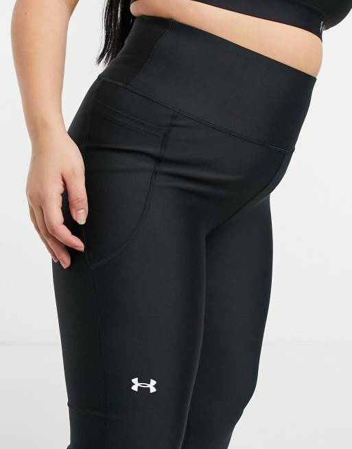 Under Armour Plus heat gear hi-rise leggings in black