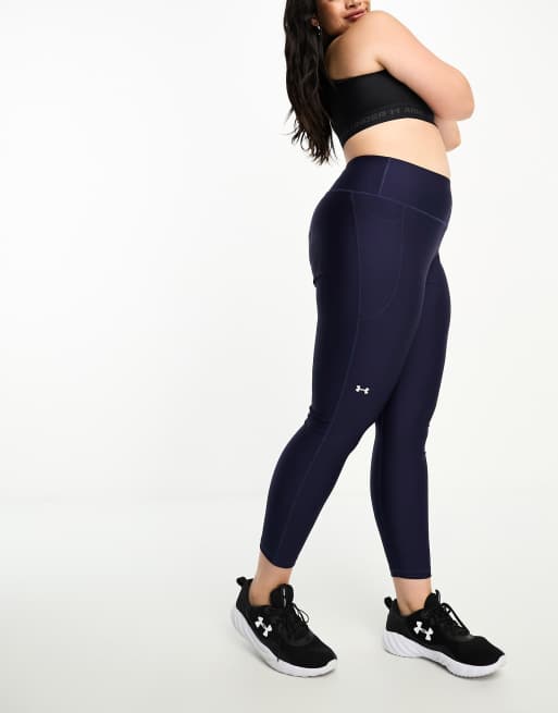 Under Armour Plus HiRise leggings in navy ASOS