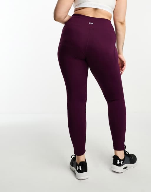 under armour burgundy leggings