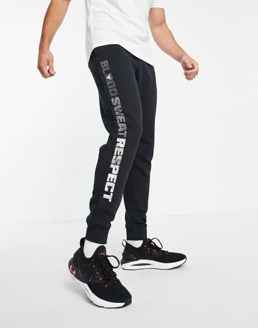 Jogger Pants Under Armour Project Rock Rival Fleece Joggers Black