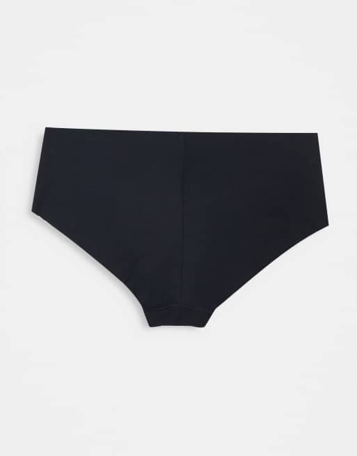 Under Armour - Pure Stretch - Confezione da 3 slip senza cuciture nero, rosa e beige, 2 di 4