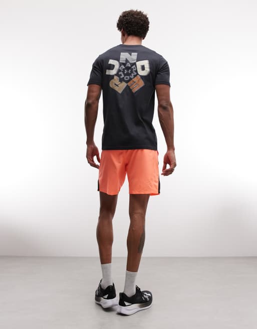 Under Armour – Radial Wordmark – Svart t-shirt med korta ärmar, 2 av 5