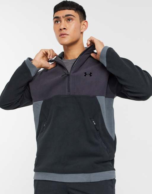 UNDER ARMOUR Felpa con cappuccio UA Full Zip Threadborne da uomo Grigio