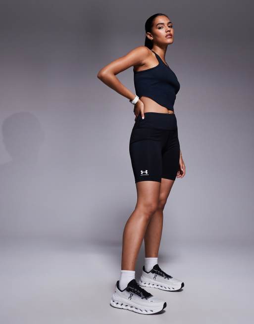 Under Armour – Rival – Czarne szorty o długości 7 cali, 5 z 5