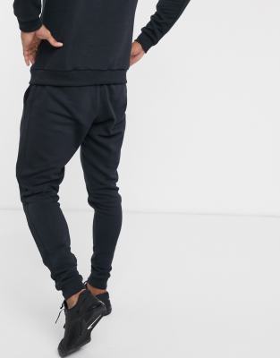 asos mens black joggers