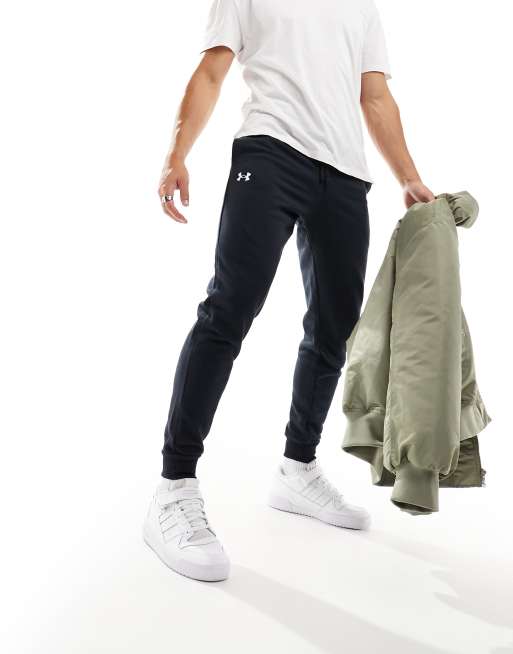 Under Armour Rival fleece joggers in black